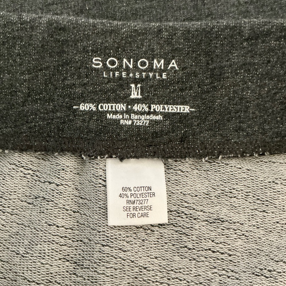 Sonoma Gray Mini A-line High Low Skirt - Picture 3 of 4
